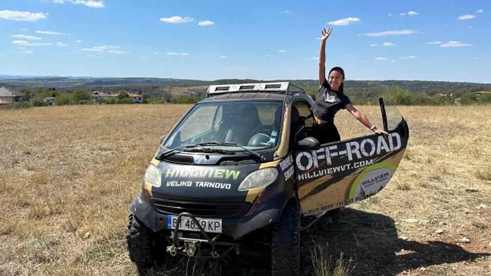 Офроуд шофиране за двама на спец.модифициран Smart For Two