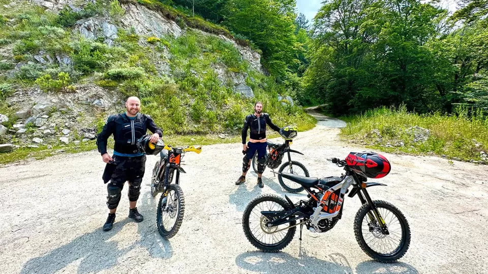 Voucher for an electric dirt bike tour around the Bansko area