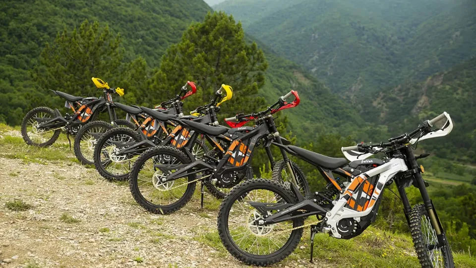 Guided Sur-Ron electric motorbike ride from Vetren dol