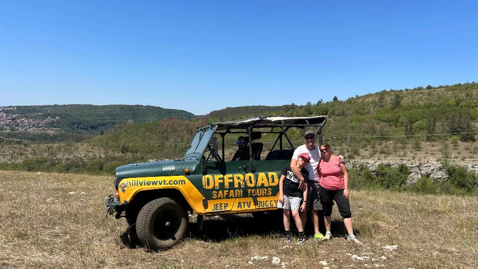 Jeep safari stop by a monastery near Arbanasi, Veliko Tarnovo