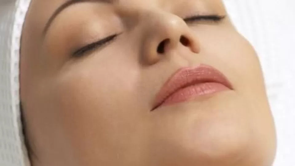 Organic skincare used during Gua Sha facial
