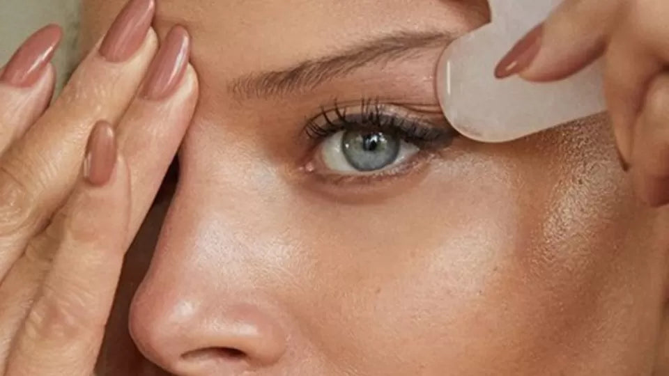 Gua Sha facial massage in Sofia with stone