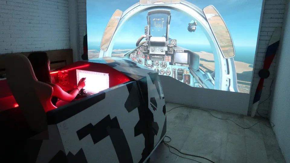Flight simulator in Sofia – Photonika fighter jet cockpit