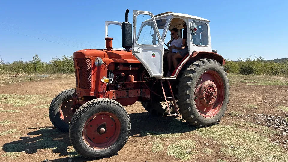 Classic YUMZ tractor used for the driving experience