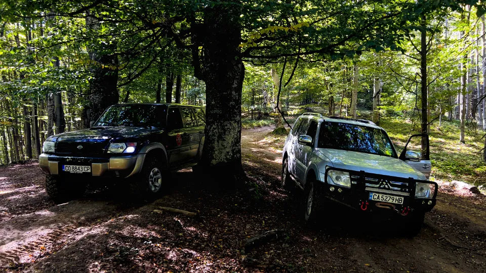 Jeep safari towards Strazhata Hut above Etropole