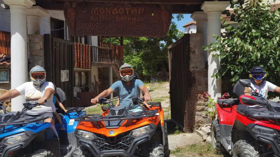 ATV ride in Dobrinishte, Pirin on a 450cc quad