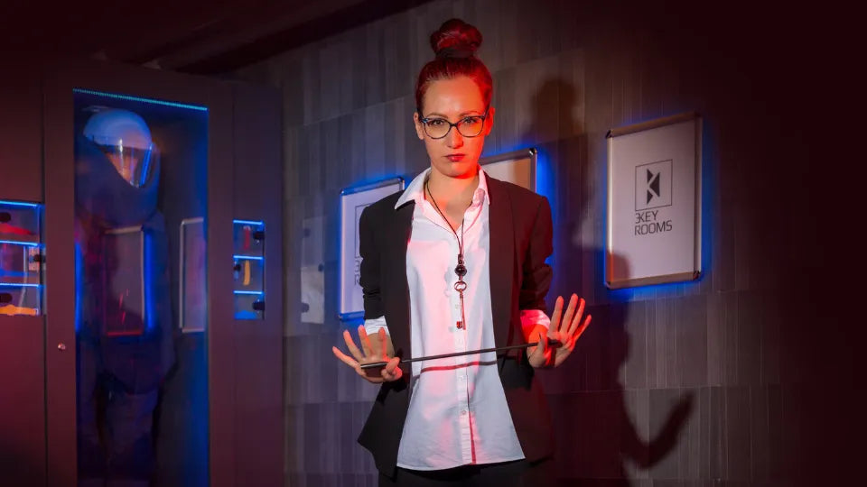 Countdown timer and wiring puzzle in BOOM escape room, Sofia