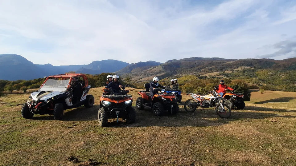 UTV ride for two on one vehicle near Kalofer