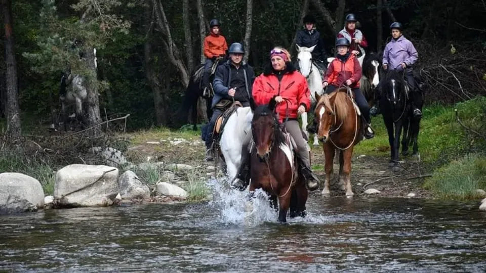 Horseback riding route in Borovets