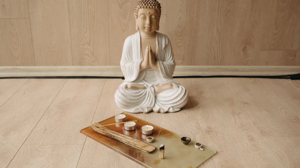 Guided meditation and unwind after candlelit couples yoga in Sofia
