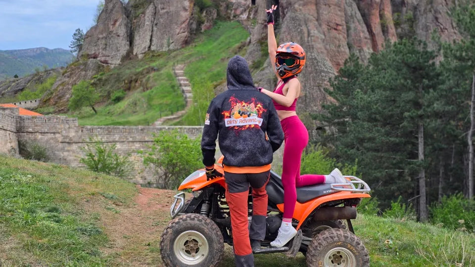 Guided ATV ride near the Belogradchik Rocks