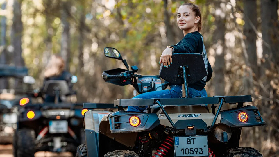 Guided ATV ride in the hills close to Plovdiv, Ustina village