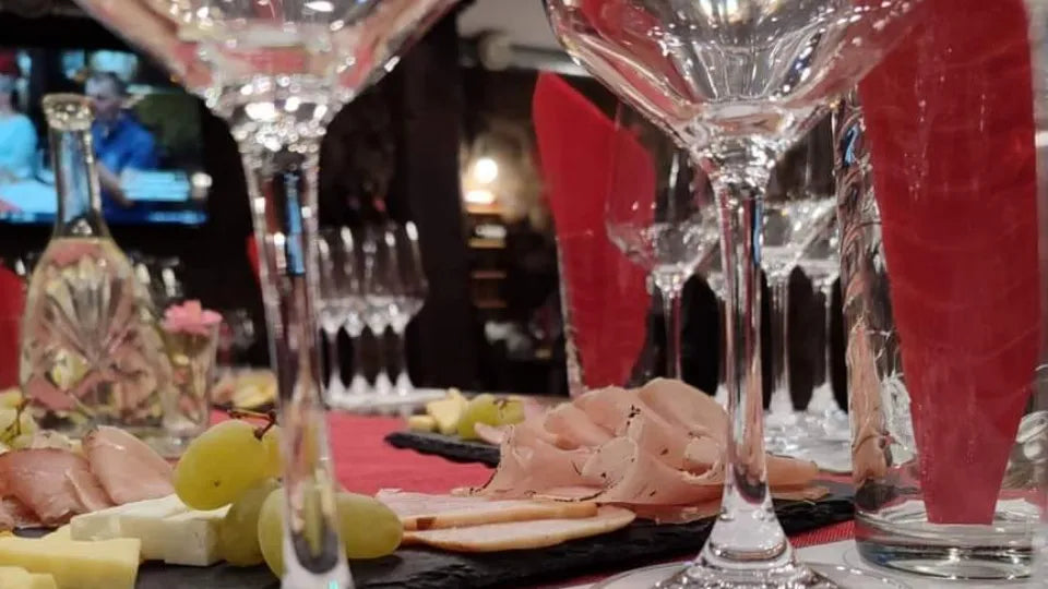 Toast during a wine tasting in Veliko Tarnovo