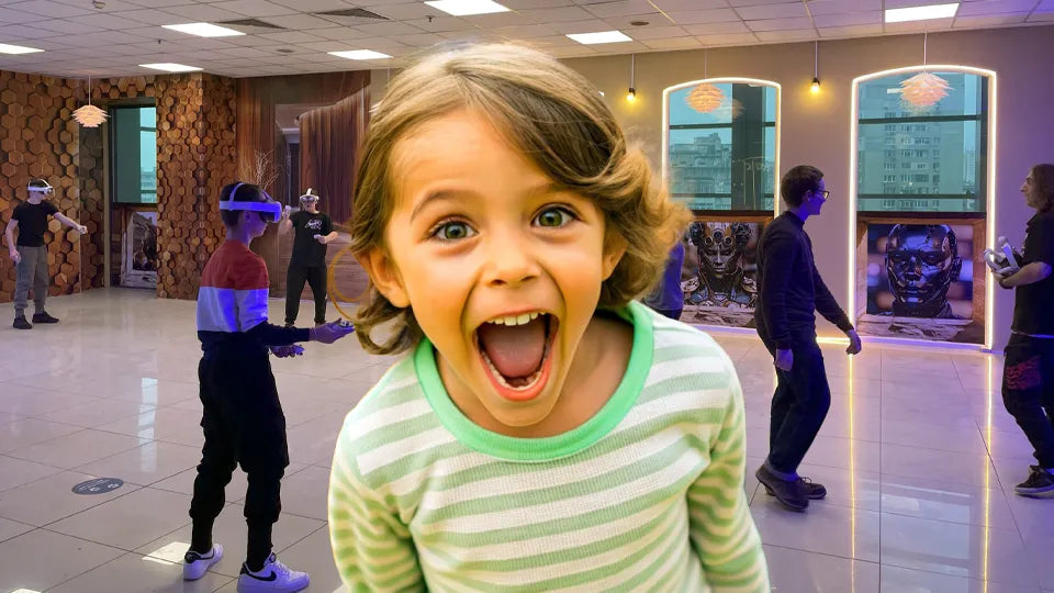 Kids VR birthday party in Varna at a virtual reality park