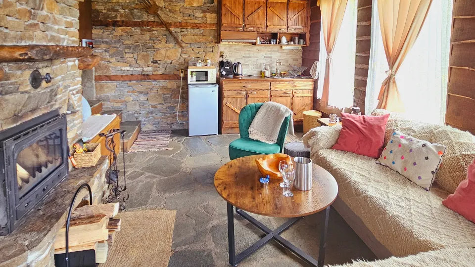 Romantic Stay for Two in a Private Wooden Eco House in Leshten Leshten Adventico