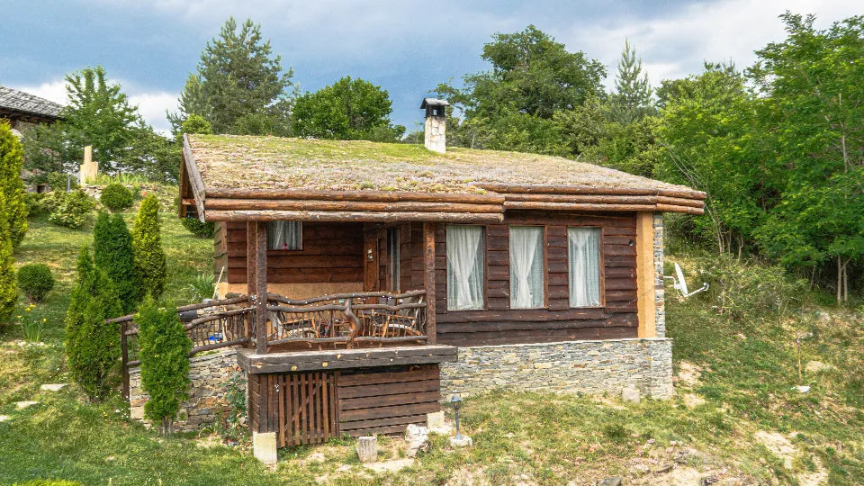 Romantic Stay for Two in a Private Wooden Eco House in Leshten Leshten Adventico