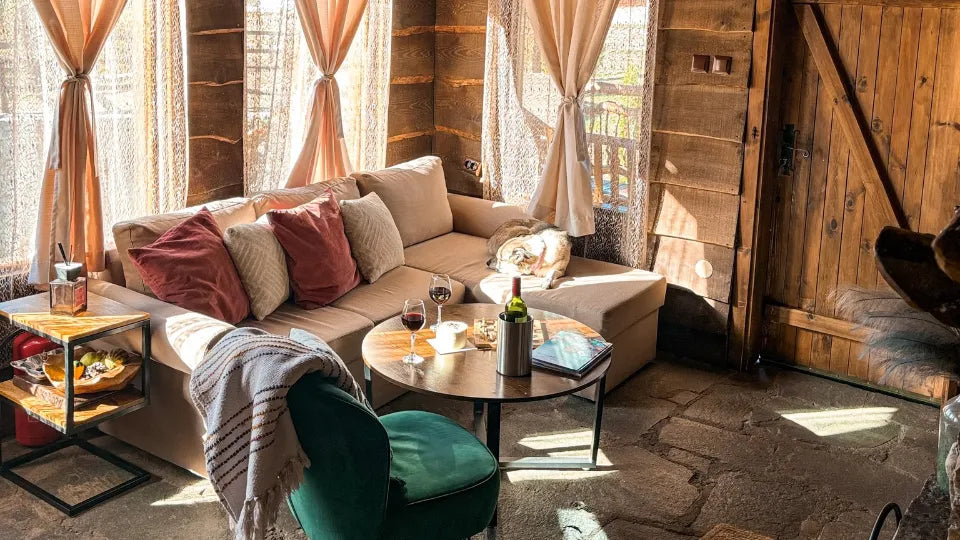 Romantic Stay for Two in a Private Wooden Eco House in Leshten voucher