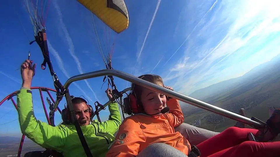 Paratrike flight near Sofia with HD video included