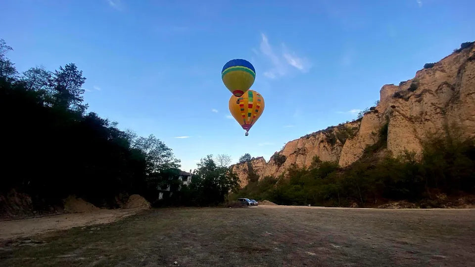Gift voucher for a tethered balloon ride above the Melnik Pyramids