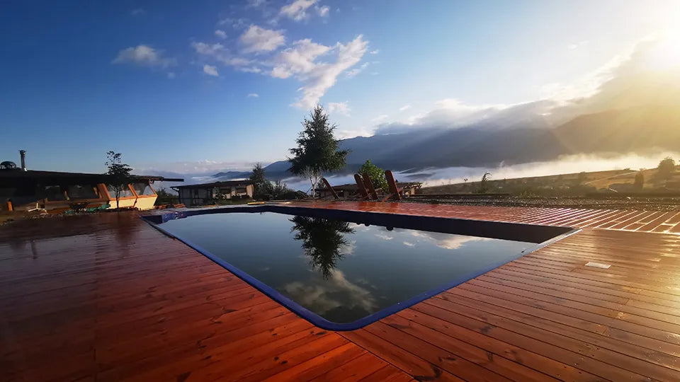 Double room for two at an eco‑village near Kresna Gorge