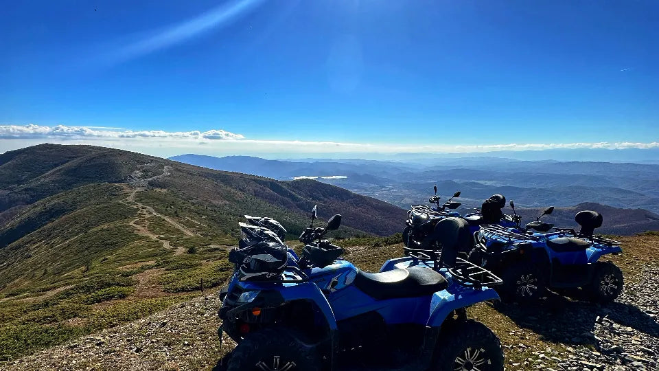 CF‑MOTO 450 ATV off‑road experience in Etropole