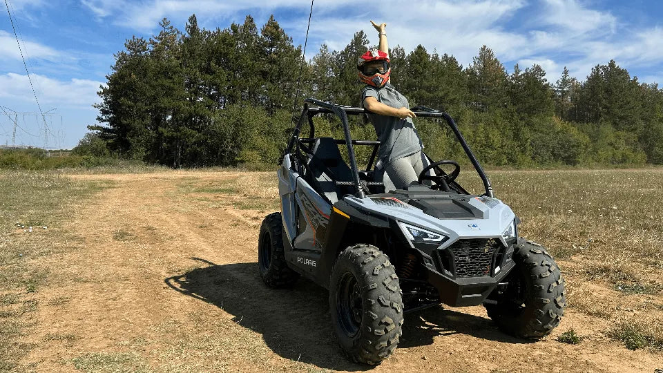Buggy on an easy off‑road trail around Arbanasi