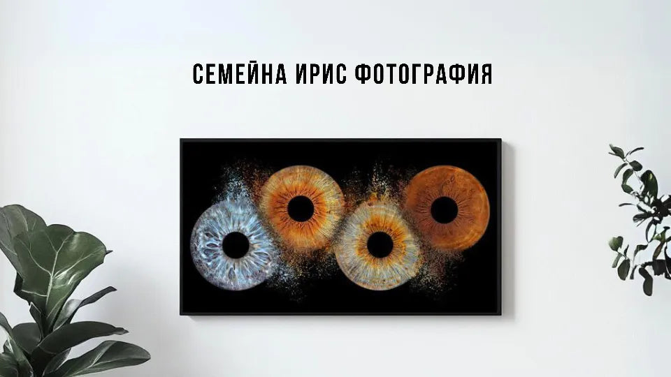 Iris photography in Plovdiv – voucher for a unique gift