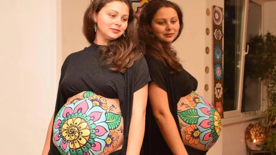 Skin‑safe, washable paints used for pregnancy body painting in Sofia