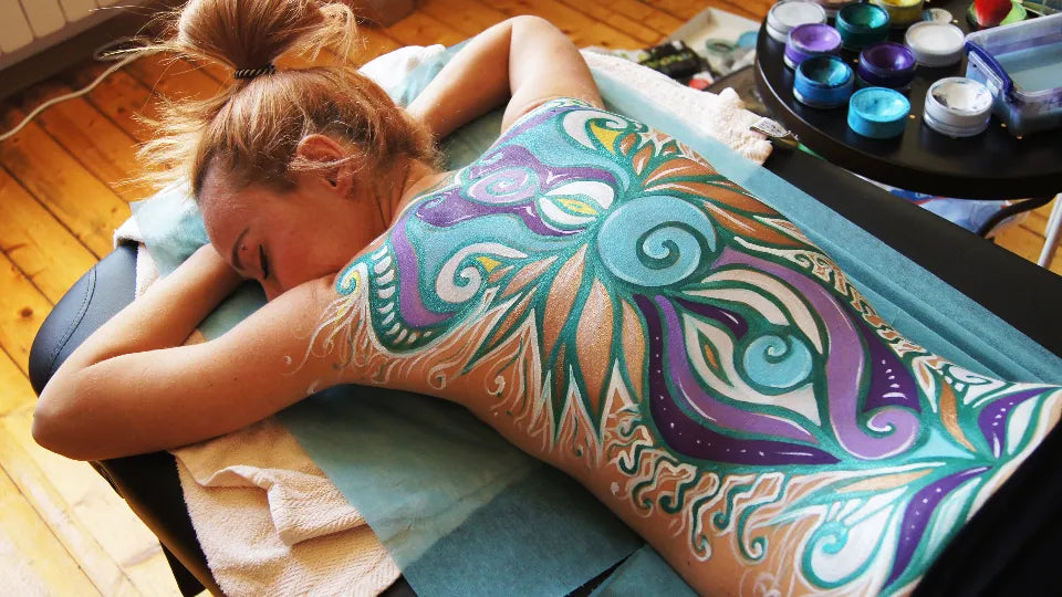 Body therapy with colors inspired by chakra palette in Sofia