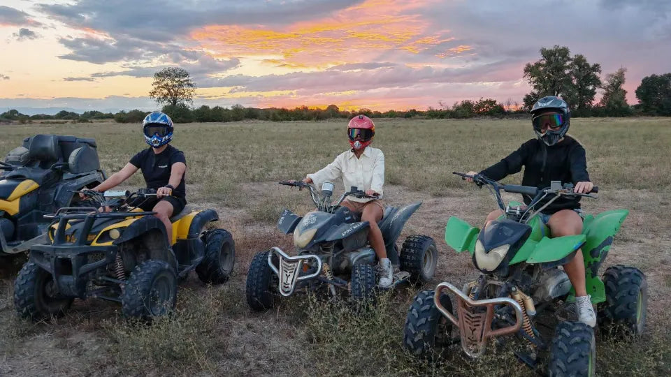 Friends on an ATV adventure in the Plovdiv area