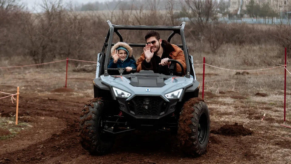 Parents and kids on an off‑road route by Arbanasi, Veliko Tarnovo