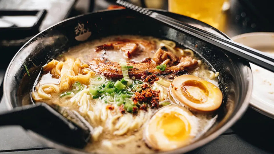Shio Ramen cooking class in Sofia – bowl with aromatic broth, noodles and chashu