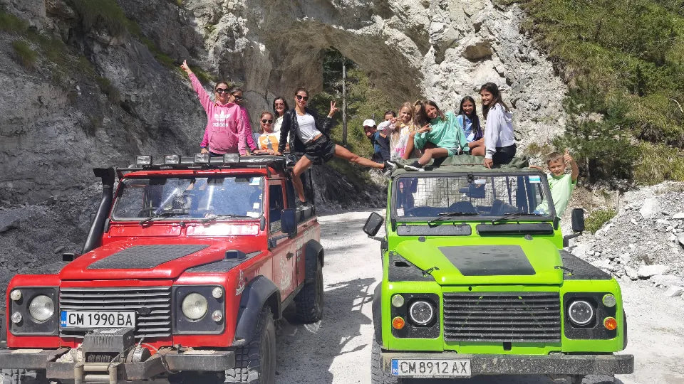 Jeep route to the Kazandzhi Dere cascade from Gyovren