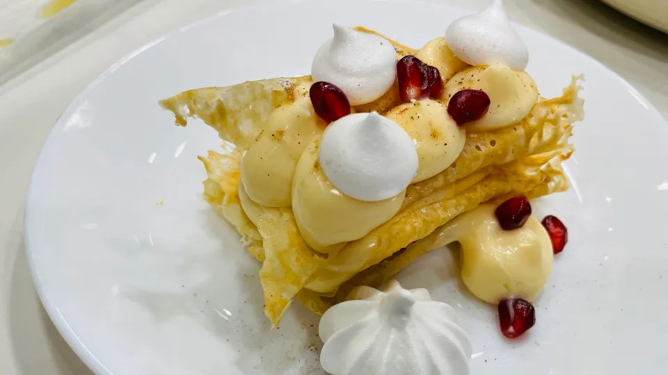 Moroccan salad with tomato, green pepper and pear – Sofia cooking course