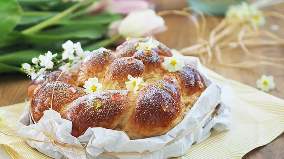 Kozunak baking class in Sofia with braided Easter bread dough