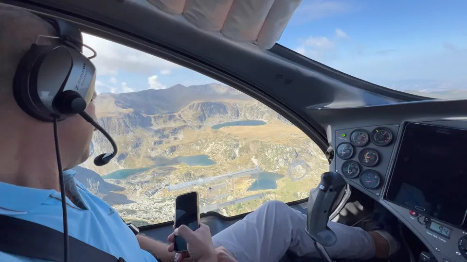 Gift voucher for a gyrocopter flight over the Seven Rila Lakes
