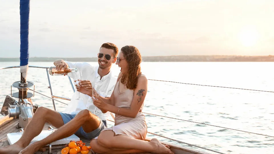 Вечеря по залез и нощувка на яхта Мис Мелоди в Несебър