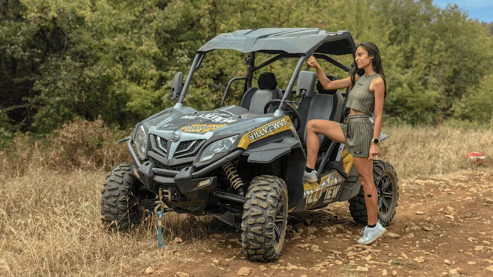 Six‑seat Segway 1000cc buggy on off‑road terrain