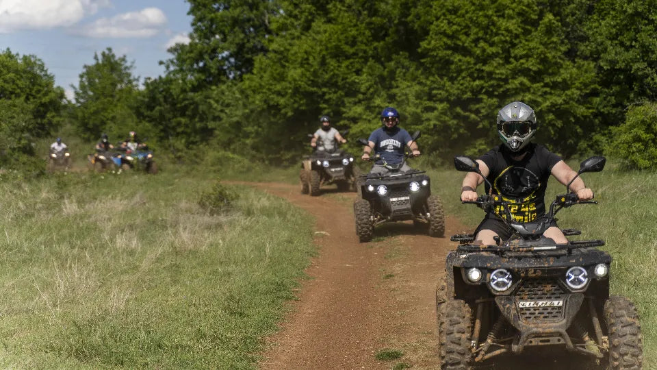 Video add‑on recording during an ATV tour near Veliko Tarnovo