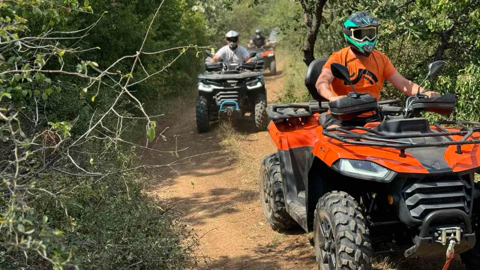 Heated grips and seat on Segway 500cc during Arbanasi ride