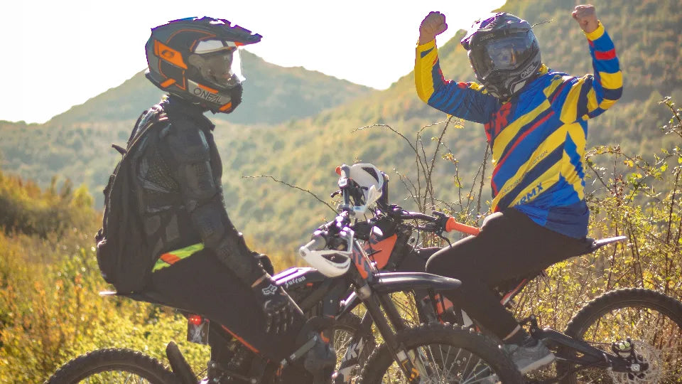Vratsa electric motorbike tour to Skaklya Waterfall