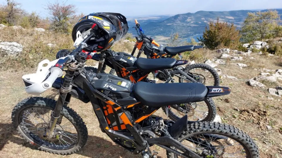 Protective gear and Sur-Ron Light Bee for a 1-hour Vratsa tour