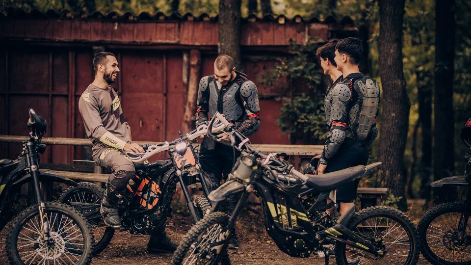 Guided group e‑motorcycle tour with full protective gear in the Rhodopes