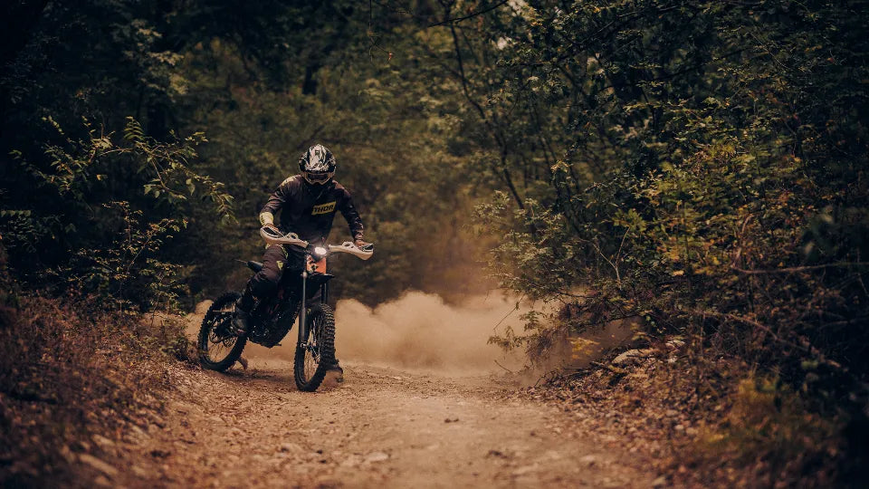 Sur‑Ron Light Bee X on trails above Markovo, Plovdiv