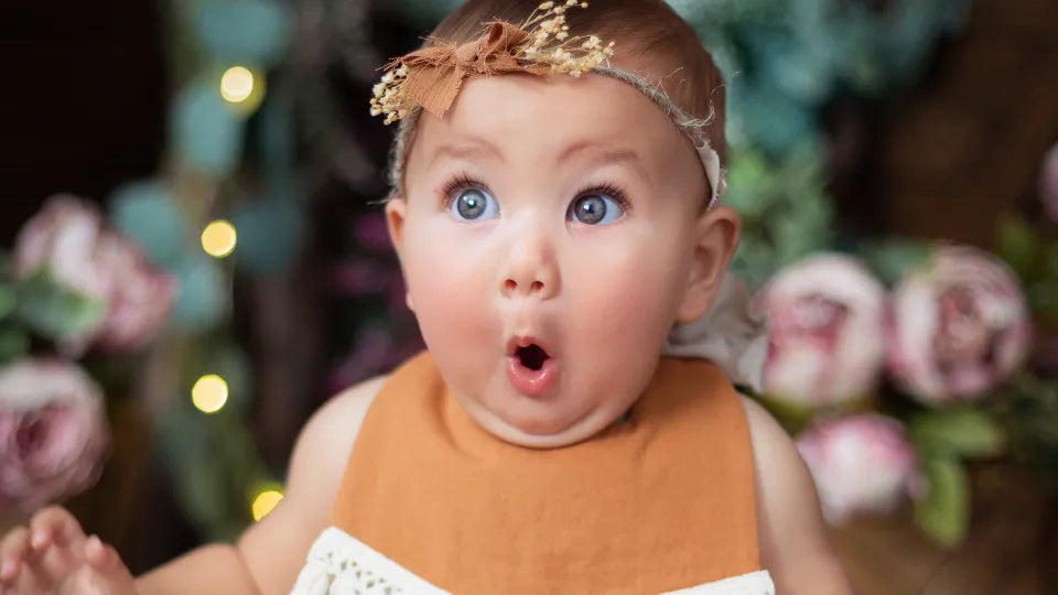 Professional studio set for baby photoshoot – Sofia