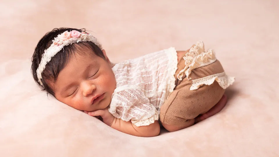 Props and accessories for newborn photography in Sofia