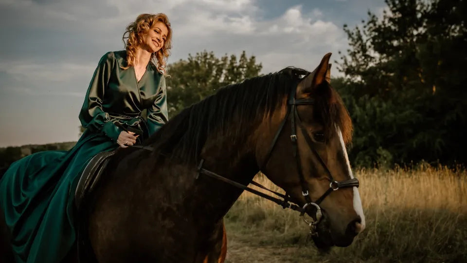 Horse photoshoot near Burgas at Kubar riding base