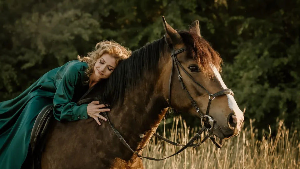 Nature photoshoot with horses in Strandzha forests and meadows