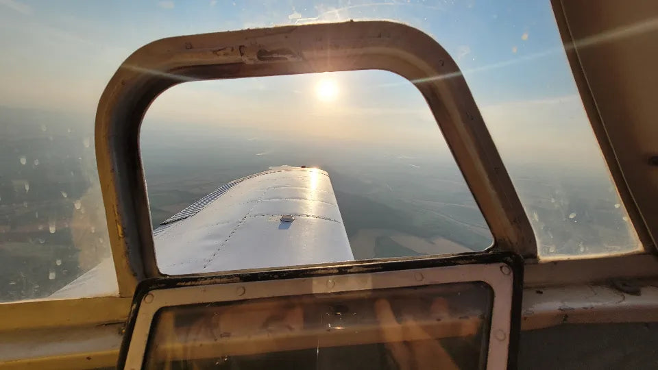 Aerial view of Iskar Reservoir on the Vitosha circuit flight