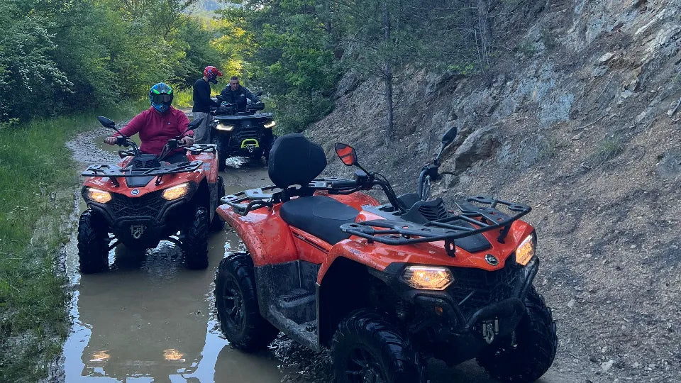 Quad biking trail near Chelopech and Pirdop
